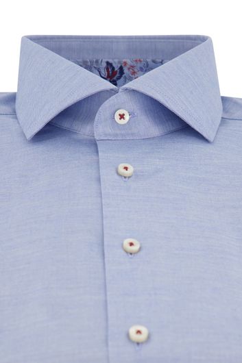 Eterna lichtblauw business overhemd normale fit katoen
