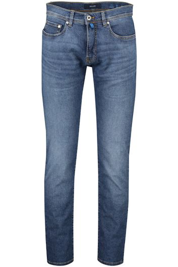 Katoenen Pierre Cardin jeans Lyon blauw effen