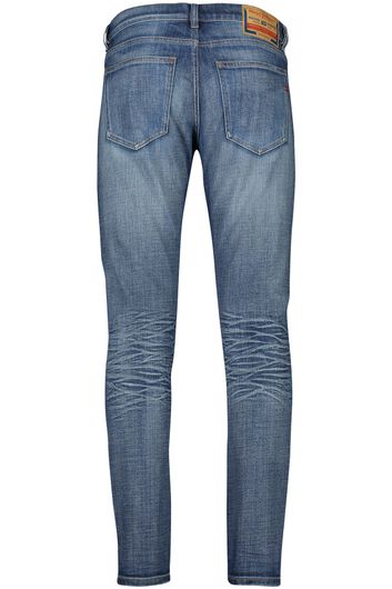 Diesel jeans blauw effen denim D-strukt