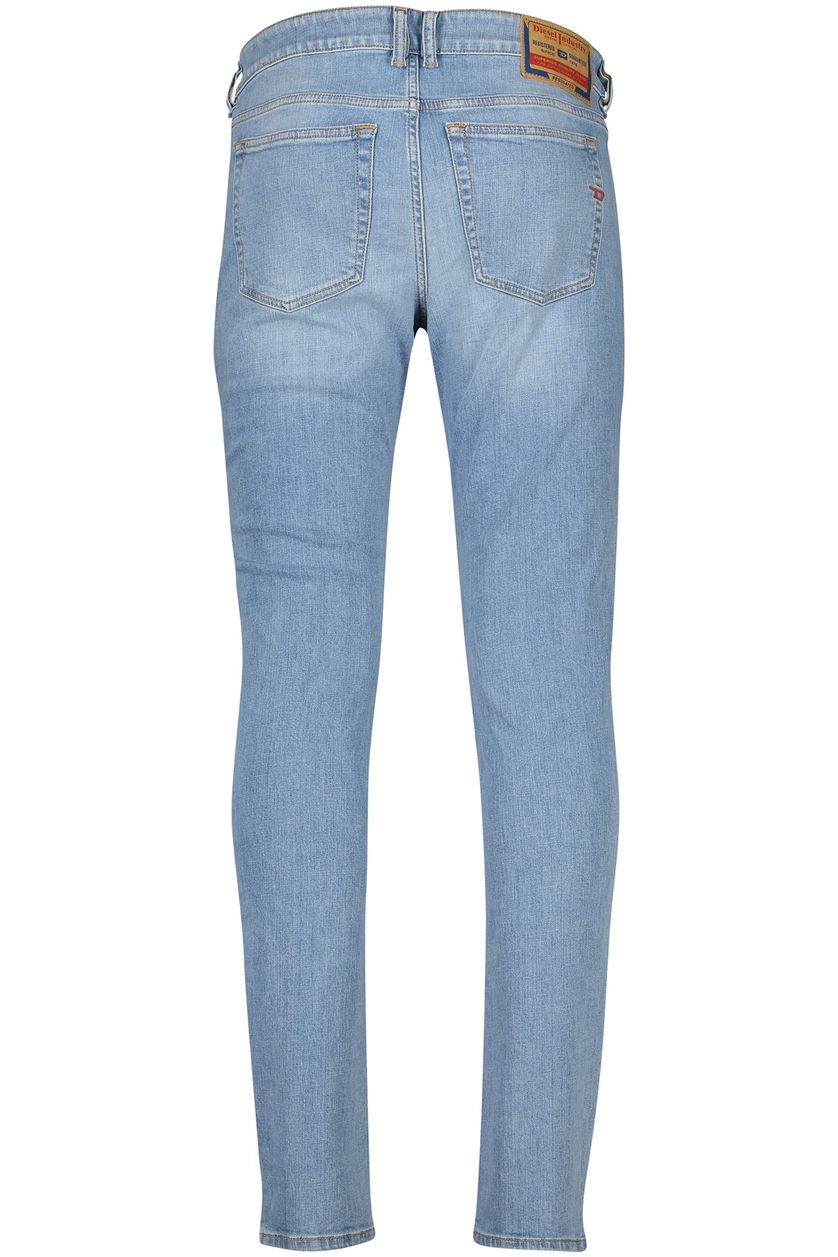 Diesel jeans Sleenker lichtblauw effen denim 5-p