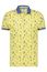 A Fish Named Fred polo slim fit geel geprint katoen, stretch