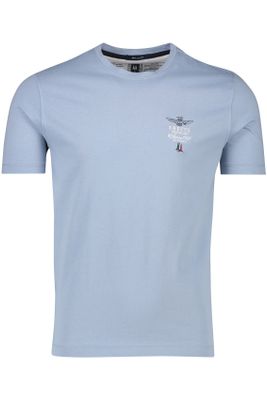 Aeronautica Militare Aeronautica Militare t-shirt lichtblauw katoen