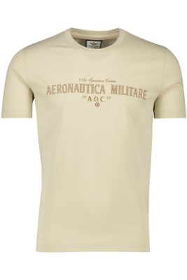 Aeronautica Militare Aeronautica Militare t-shirt beige katoen