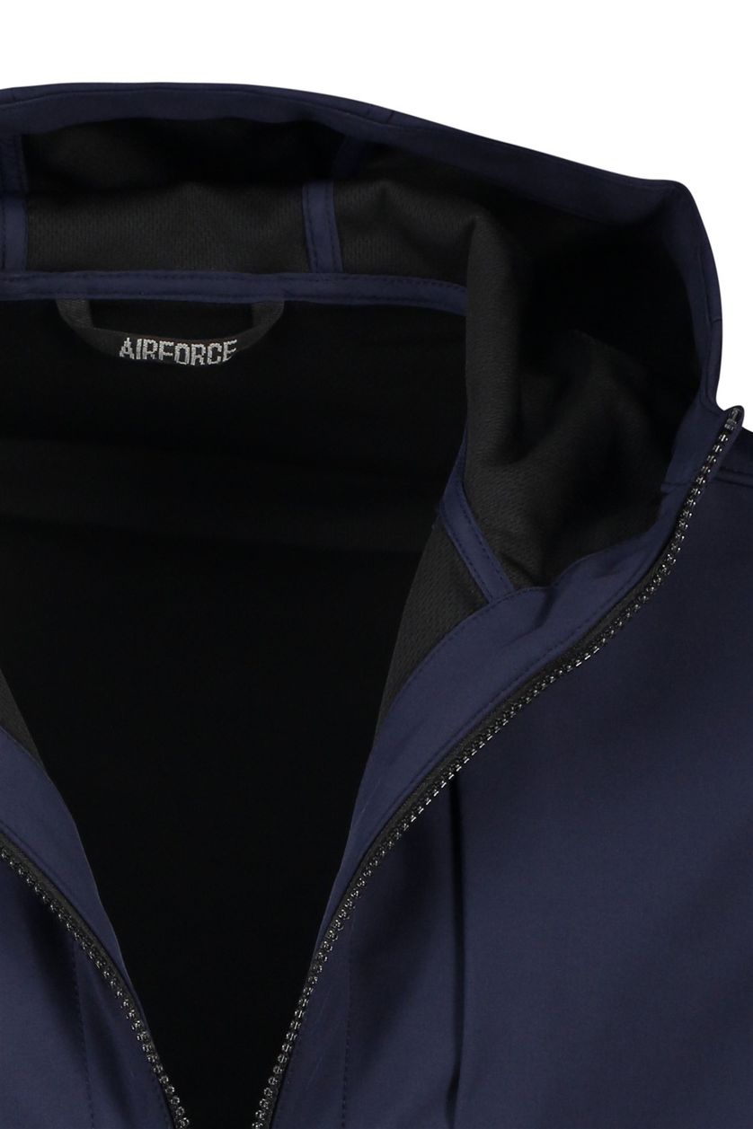 Airforce zomerjas borstzak donkerblauw waterdicht normale fit 