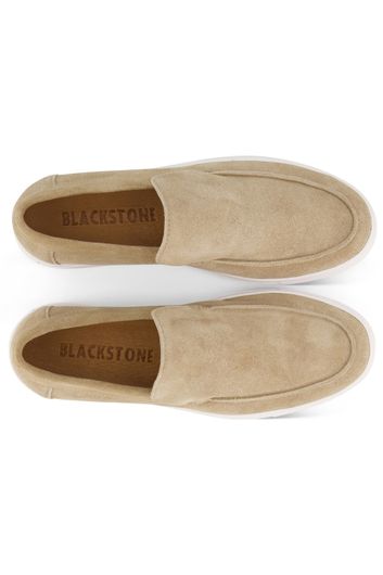 Blackstone nette schoenen beige effen leer