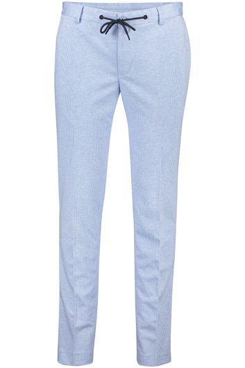 Blue Industry pantalon mix & match lichtblauw effen slim fit 