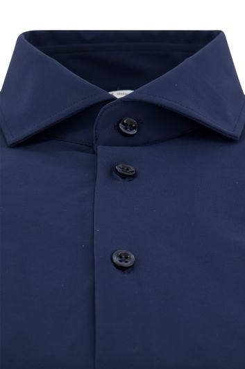 Blue Industry overhemd slim fit donkerblauw 24/7 stretch