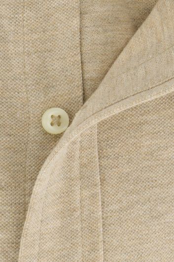 Polo Ralph Lauren katoenen overhemd normale fit beige gemêleerd