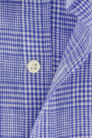 Polo Ralph Lauren business overhemd slim fit blauw geruit