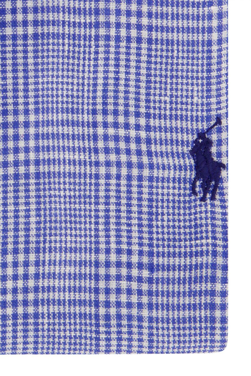 Slim Fit Polo Ralph Lauren overhemd blauwe ruit