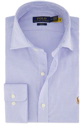 Polo Ralph Lauren Polo Ralph Lauren business overhemd normale fit lichtblauw gestreept katoen