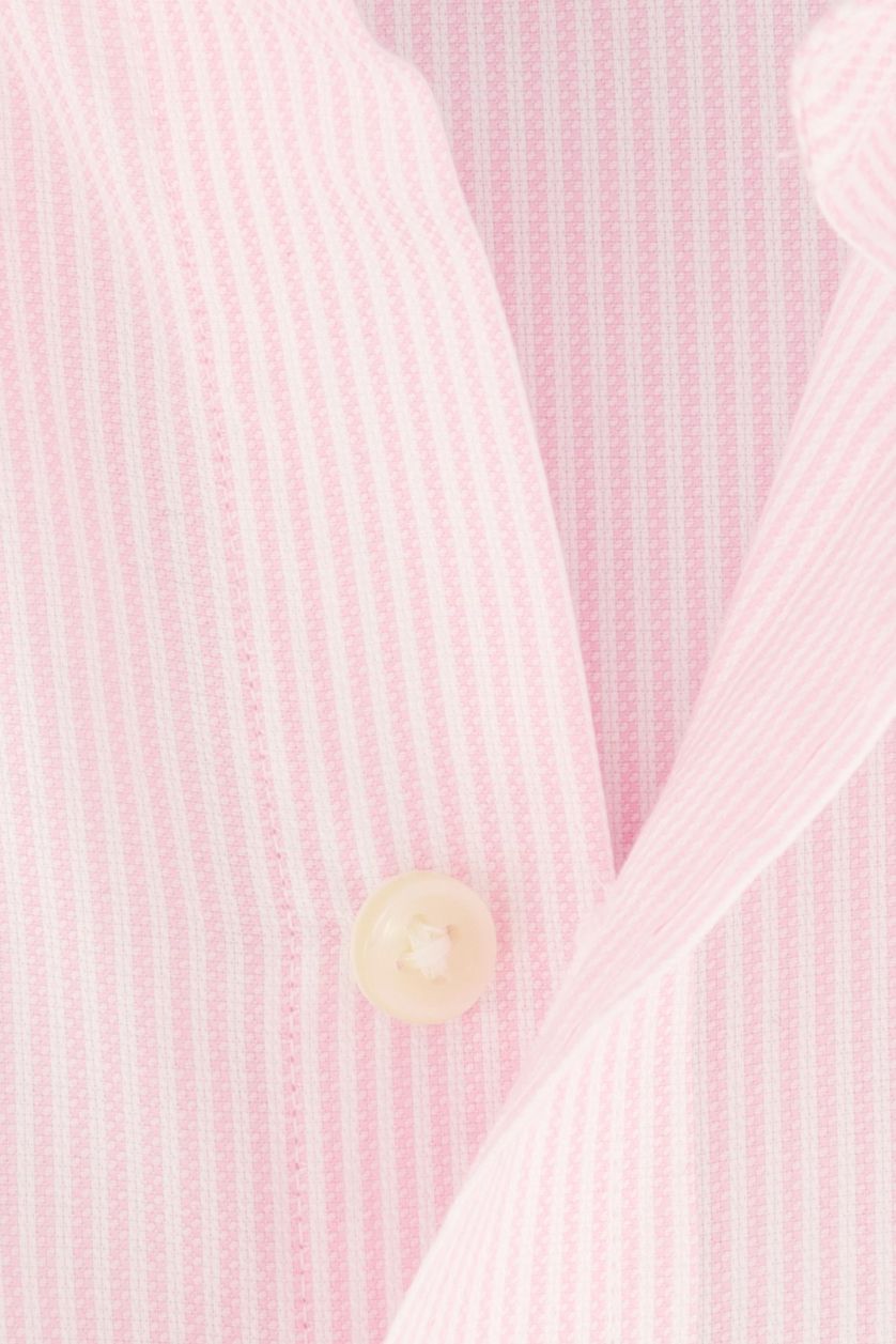 Slim fit Polo Ralph Lauren overhemd katoen roze gestreept