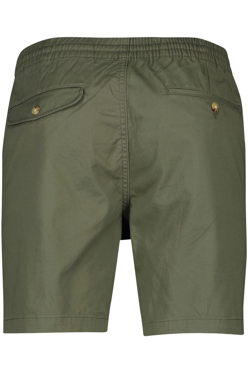 Katoenen Polo Ralph Lauren korte broek effen groen