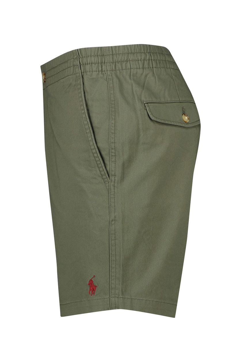 Katoenen Polo Ralph Lauren korte broek effen groen