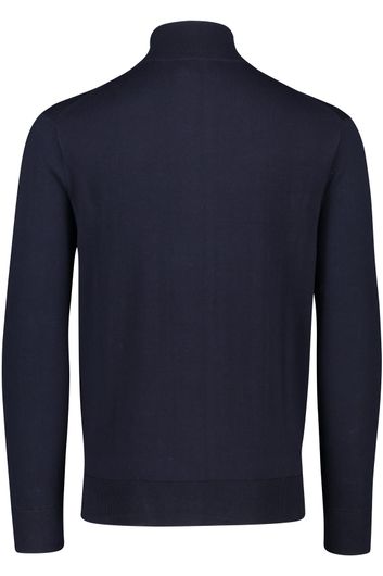 Polo Ralph Lauren vest donkerblauw rits effen 100% katoen