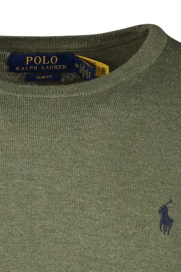 Polo Ralph Lauren trui katoen ronde hals groen