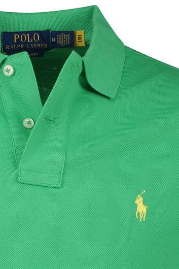 Ralph Lauren polo groen custom slim fit