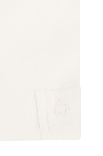 Ledub overhemd wit effen modern fit