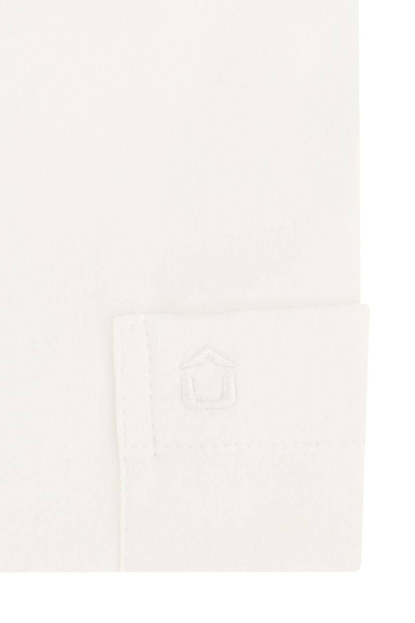 Mouwlengte 7 Ledub overhemd normale fit wit katoen