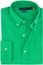 Linnen Polo Ralph Lauren casual overhemd slim fit effen groen
