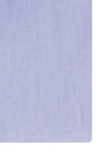 Polo Ralph Lauren overhemd slim fit effen blauw linnen