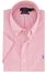 Polo Ralph Lauren overhemd korte mouw roze gestreept katoen