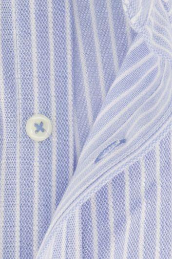 Polo Ralph Lauren katoenen lichtblauw gestreept overhemd normale fit