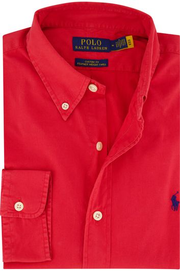 Polo Ralph Lauren overhemd rood katoen
