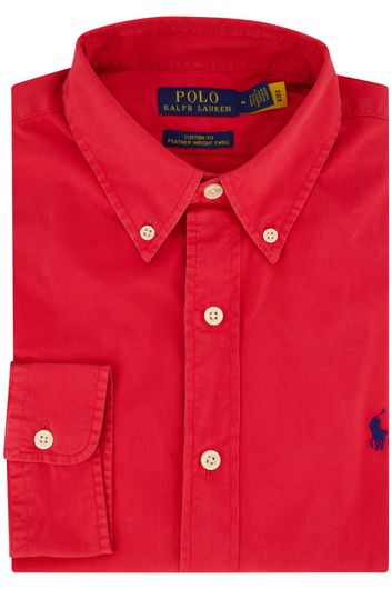 Polo Ralph Lauren overhemd rood katoen