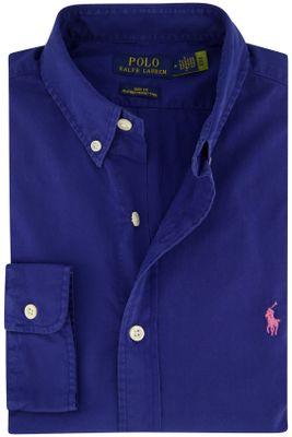 Polo Ralph Lauren Katoenen Polo Ralph Lauren overhemd slim fit blauw