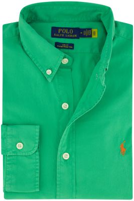 Polo Ralph Lauren Polo Ralph Lauren overhemd groen slim fit