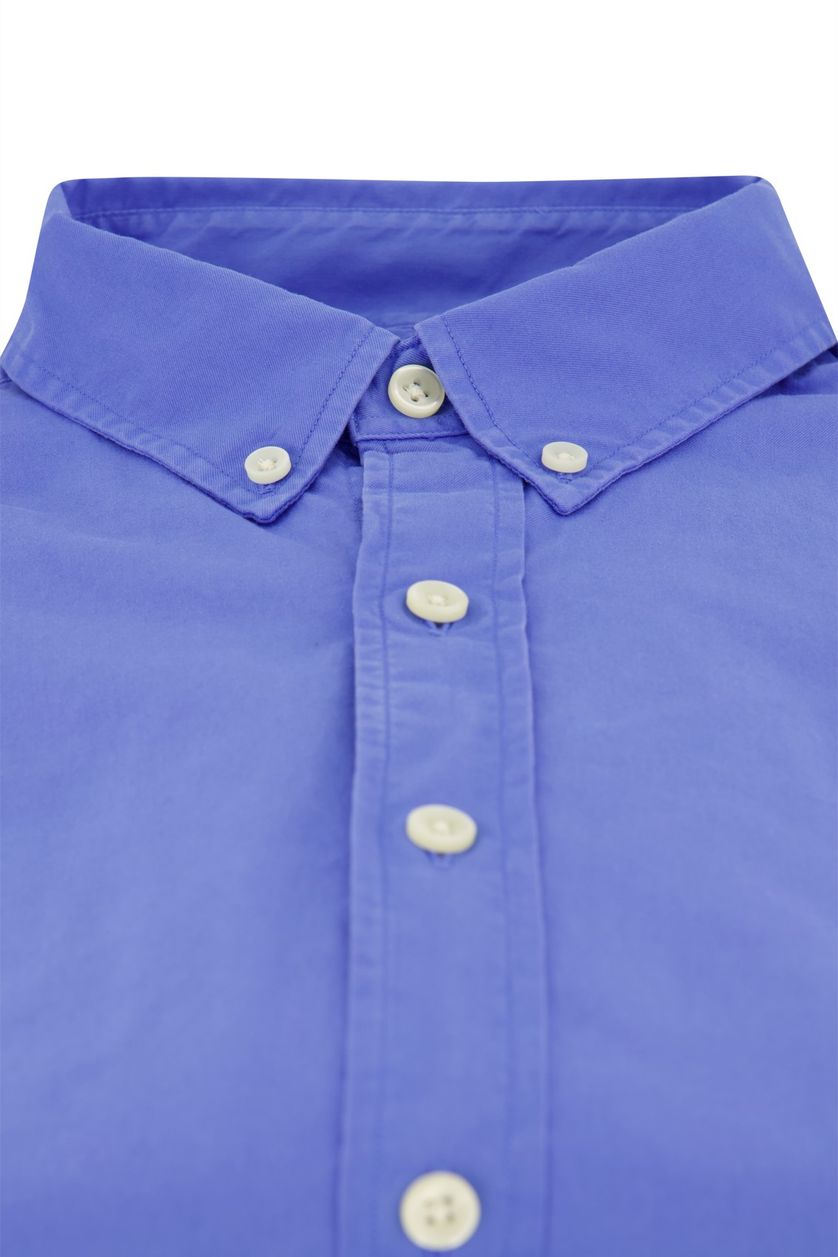 Polo Ralph Lauren katoenen overhemd blauw slim fit