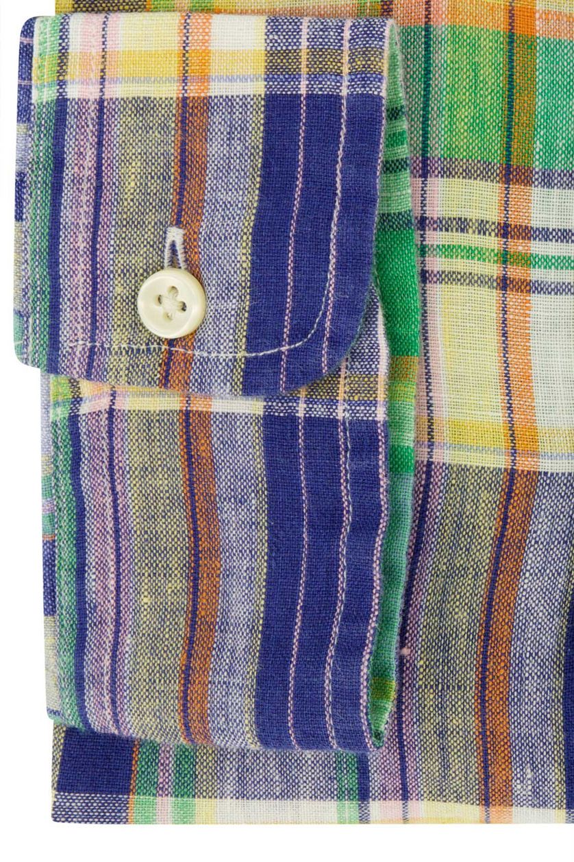 Polo Ralph Lauren overhemd donkerblauw groen geruit