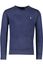 Polo Ralph Lauren sweater ronde hals donkerblauw effen katoen