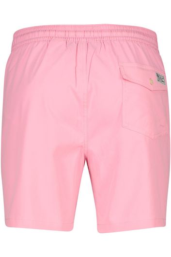 Polo Ralph Lauren zwembroek effen roze polyester