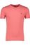 Polo Ralph Lauren t-shirt roze custom slim fit donkerblauw logo