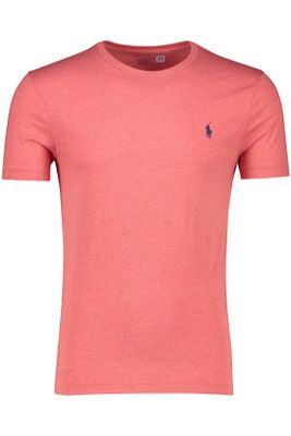 Polo Ralph Lauren Polo Ralph Lauren t-shirt roze custom slim fit effen 100% katoen