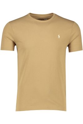 Polo Ralph Lauren Polo Ralph Lauren t-shirt bruin custom slim fit 100% katoen