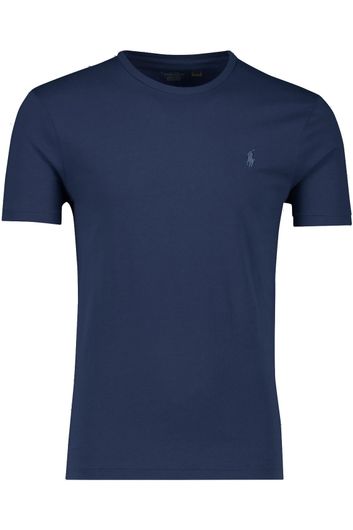 Polo Ralph Lauren t-shirt met ronde hals blauw custom slim fit
