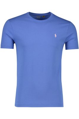Polo Ralph Lauren Polo Ralph Lauren t-shirt blauw ronde hals normale fit 100% katoen