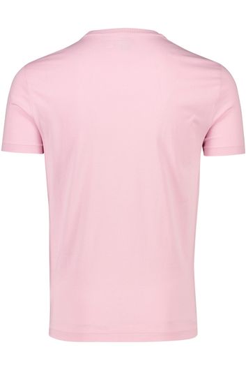 Polo Ralph Lauren t-shirt roze Custom Slim Fit 100% katoen