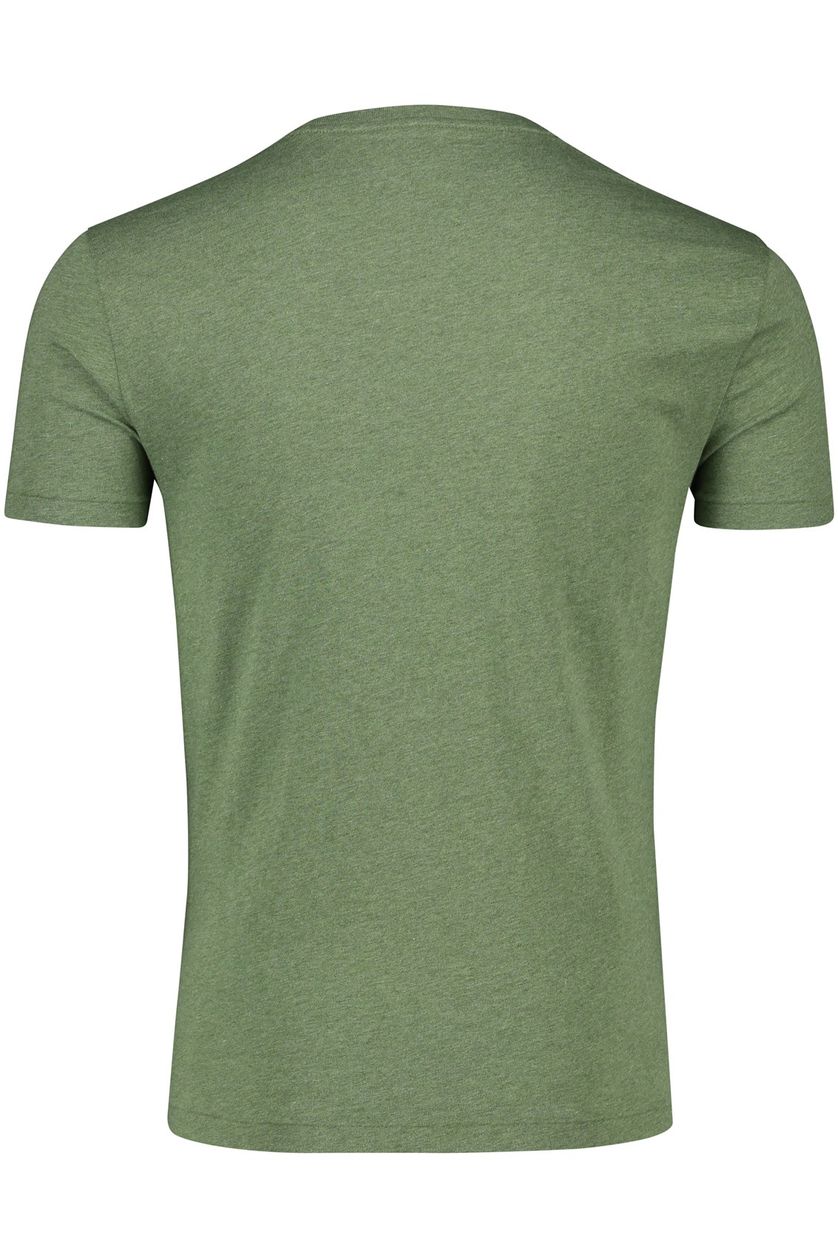 Polo Ralph Lauren t-shirt groen custom slim fit 100% katoen ronde hals