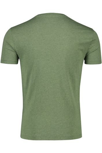 Polo Ralph Lauren t-shirt groen custom slim fit ronde hals
