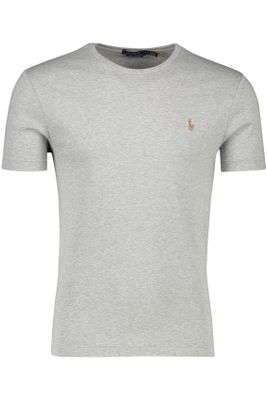 Polo Ralph Lauren Polo Ralph Lauren t-shirt grijs custom slim fit 100% katoen