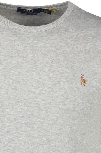 Polo Ralph Lauren t-shirt grijs custom slim fit