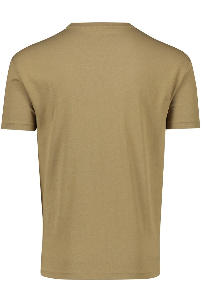 Polo Ralph Lauren t-shirt bruin classic fit ronde hals 100% katoen