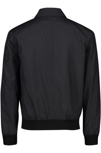 Polo Ralph Lauren zomerjas zwart effen rits + knoop normale fit 