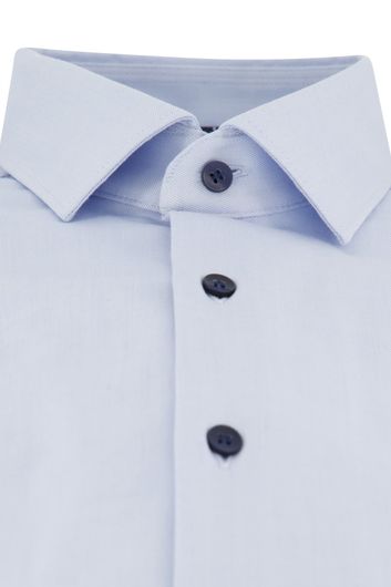 Olymp business overhemd slim fit lichtblauw effen
