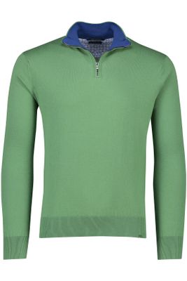 Paul & Shark Paul & Shark sweater groen effen