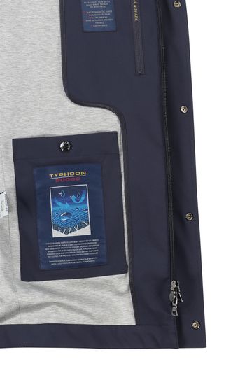 Paul & Shark donkerblauwe zomerjas wijde fit waterafstotend